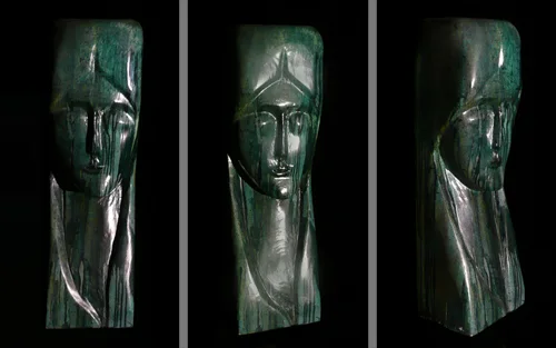 Sculpture, trois vues — Eyvind Earle