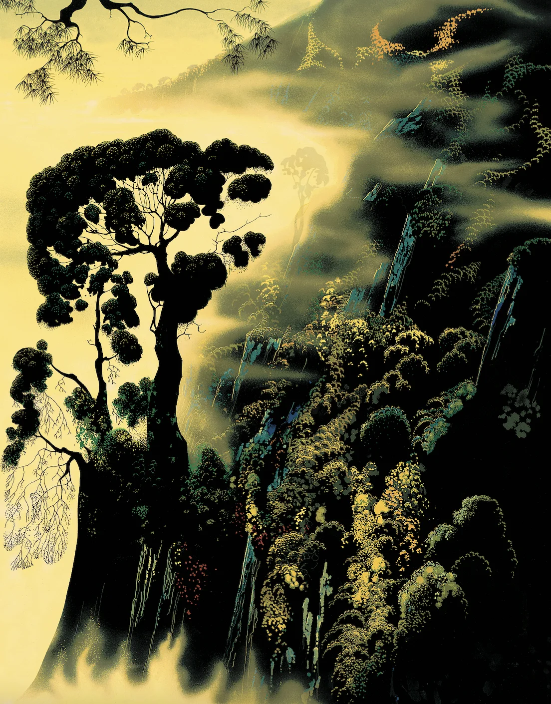 Sunset Silhouette — Eyvind Earle