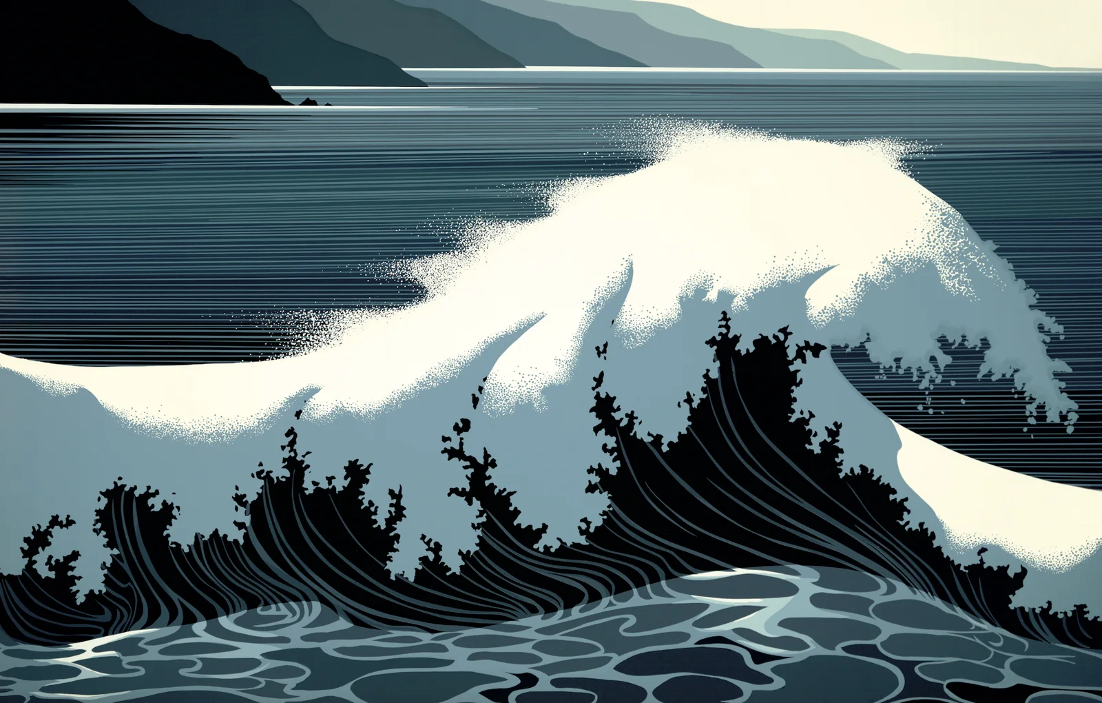 A Sounding of Surf — Eyvind Earle