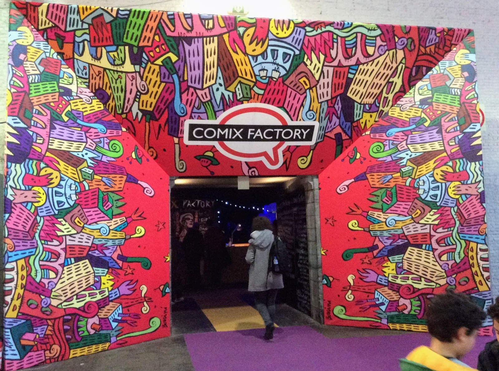 Entrée de la Comix Factory