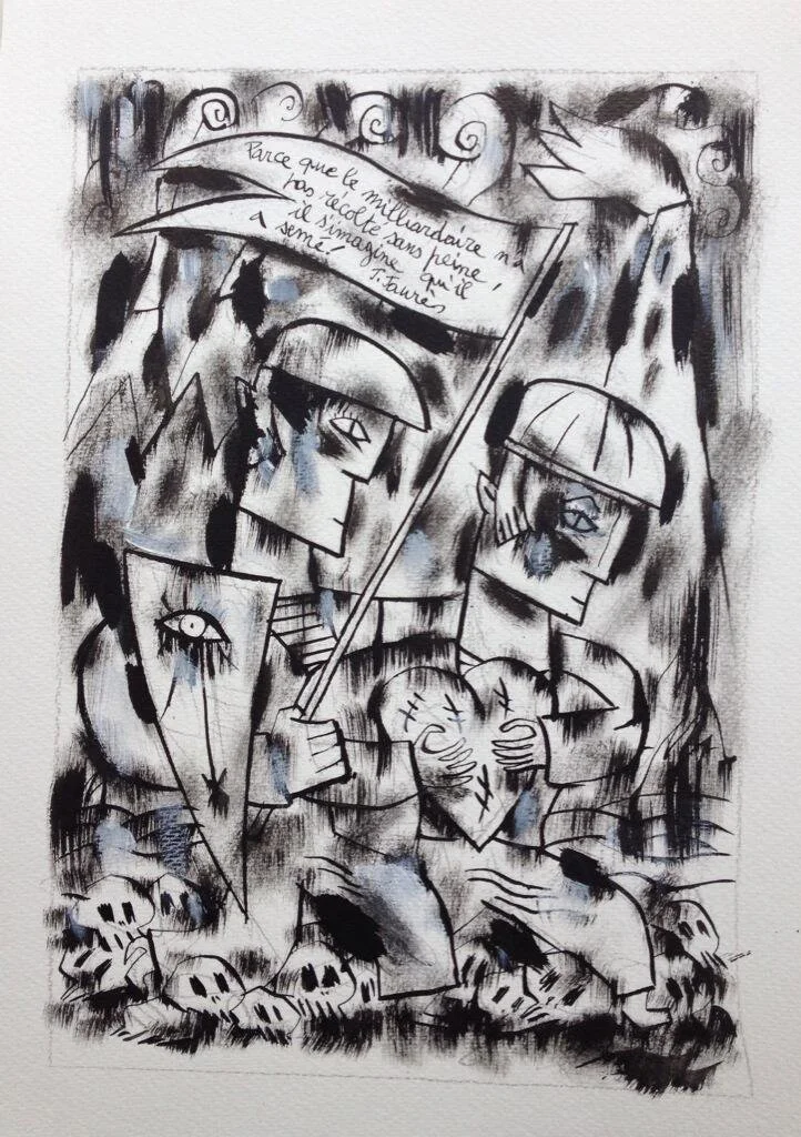 Encre sur papier