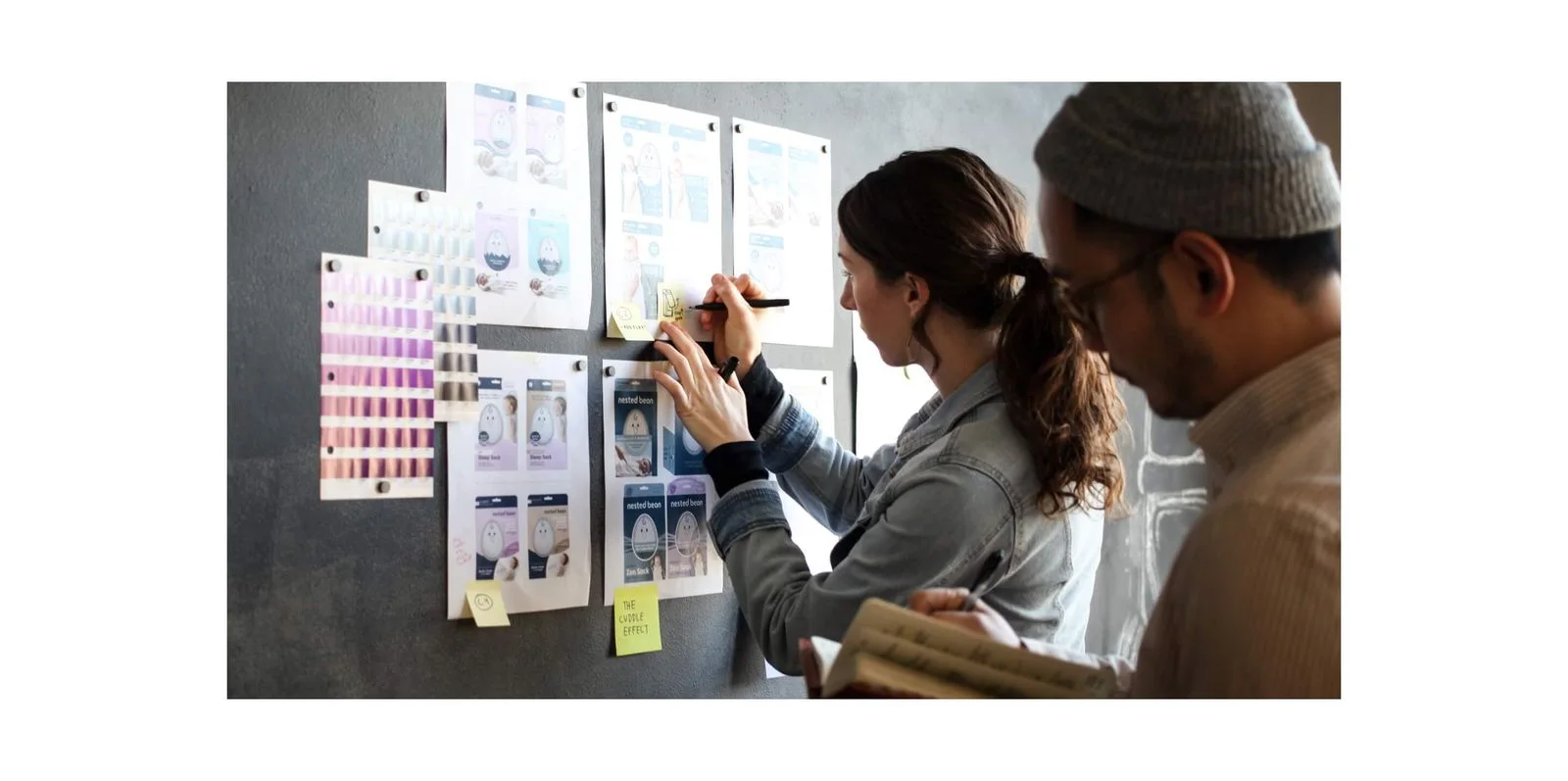 Visuel de Nested Bean : packaging et illustration
