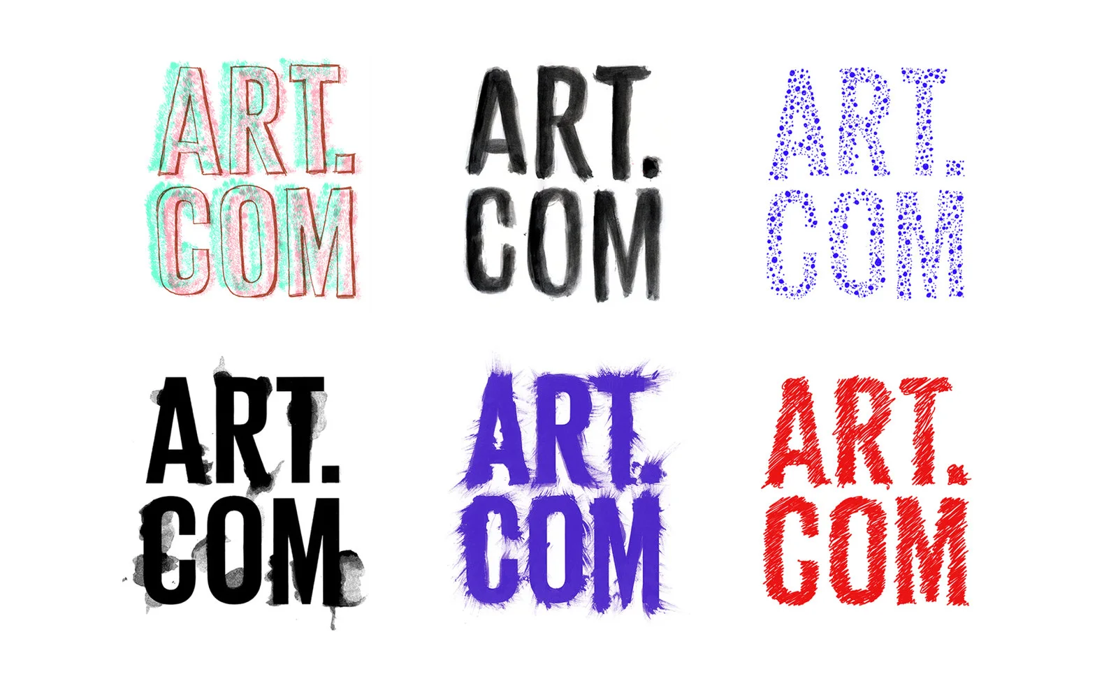 Art.com, famille de logos — Ferroconcrete