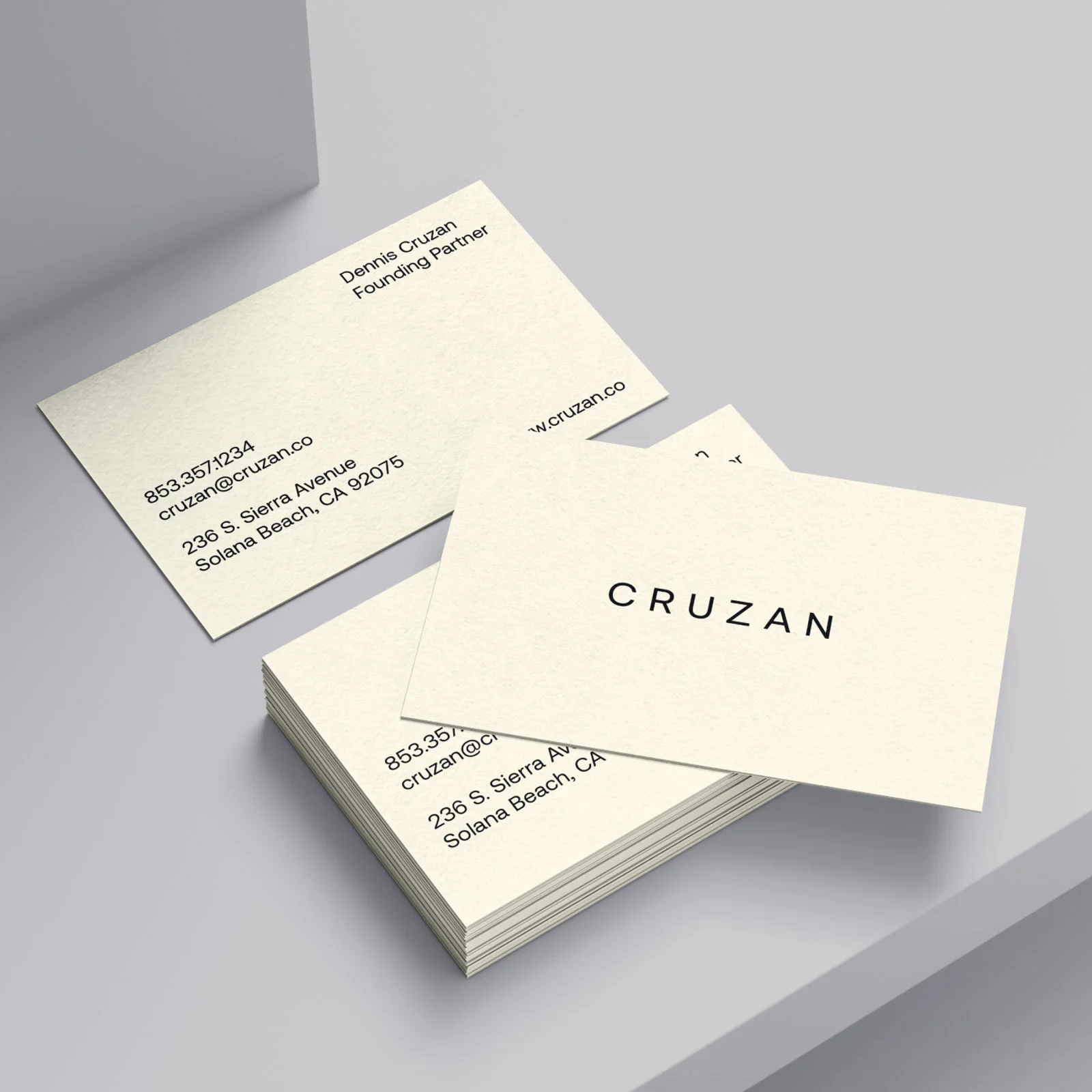 Cruzan, cartes de visite — Ferroconcrete