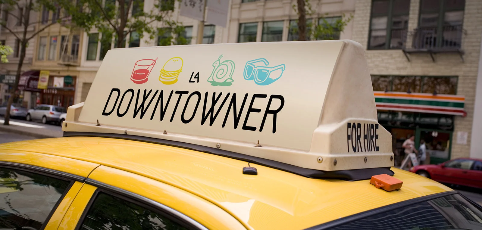 LA Downtowner, toit de taxi — Ferroconcrete