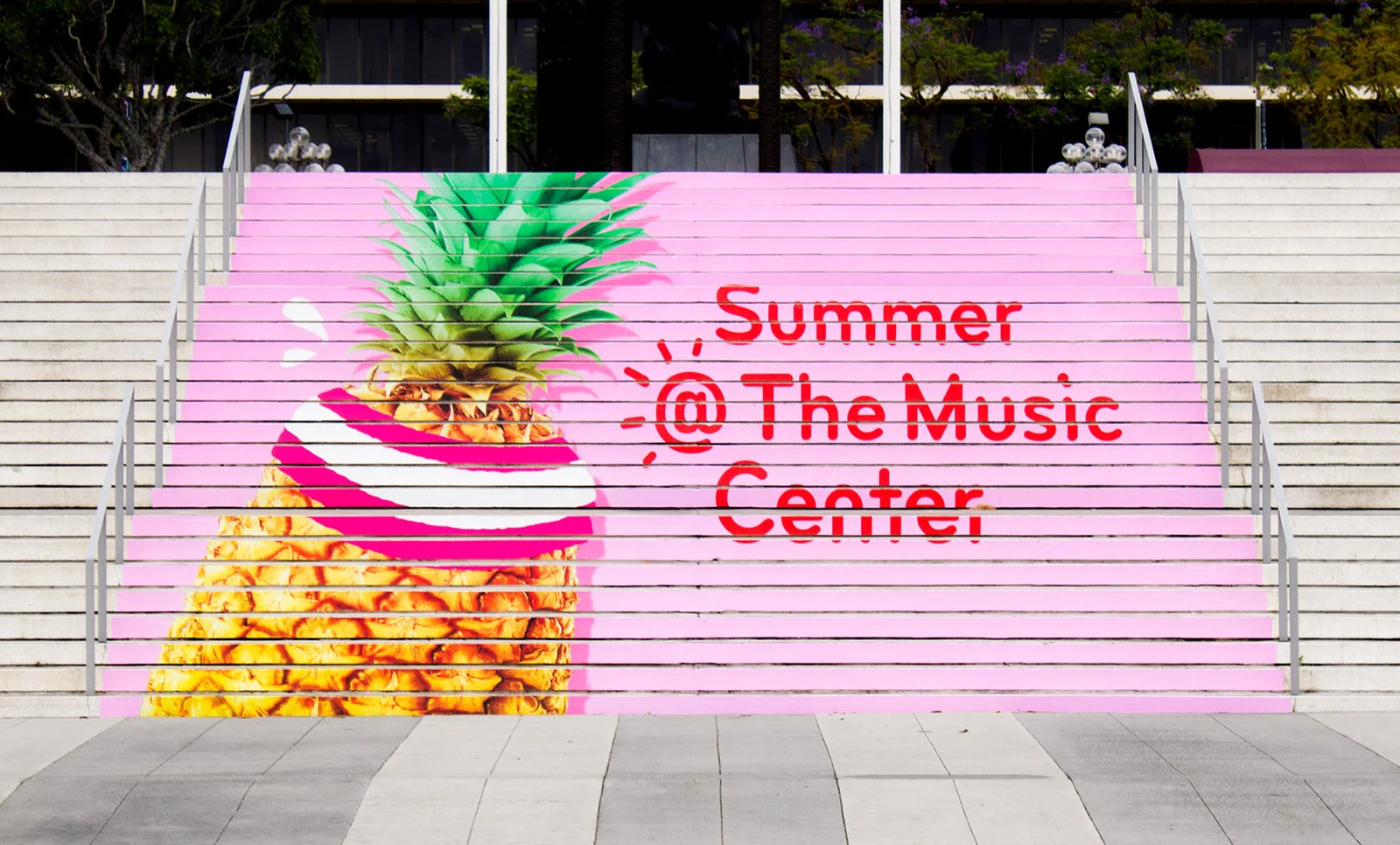Summer @ The Music Center, escalier — Ferroconcrete