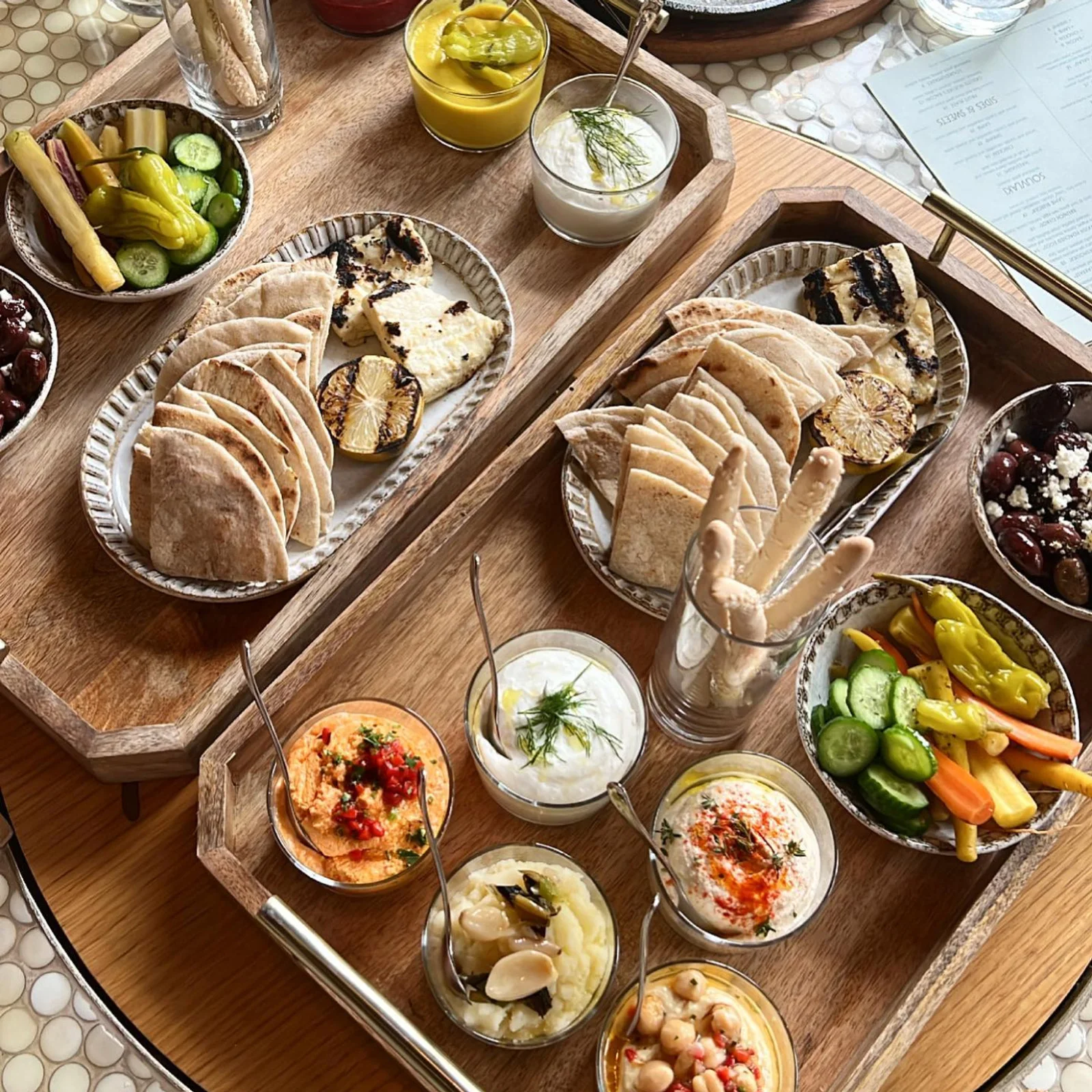 Vasili’s, mezzés — Ferroconcrete