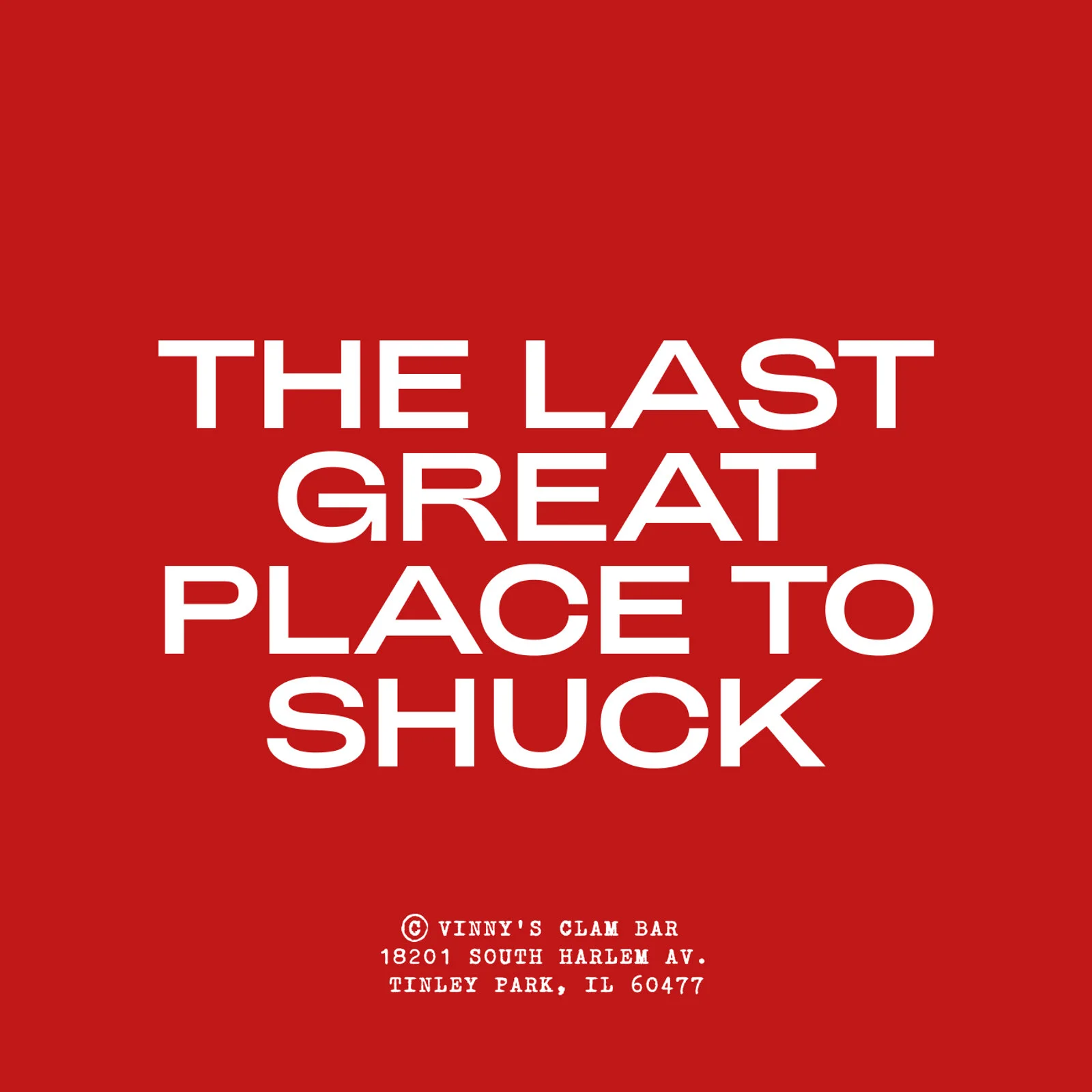 « The last great place to shuck » — Ferroconcrete