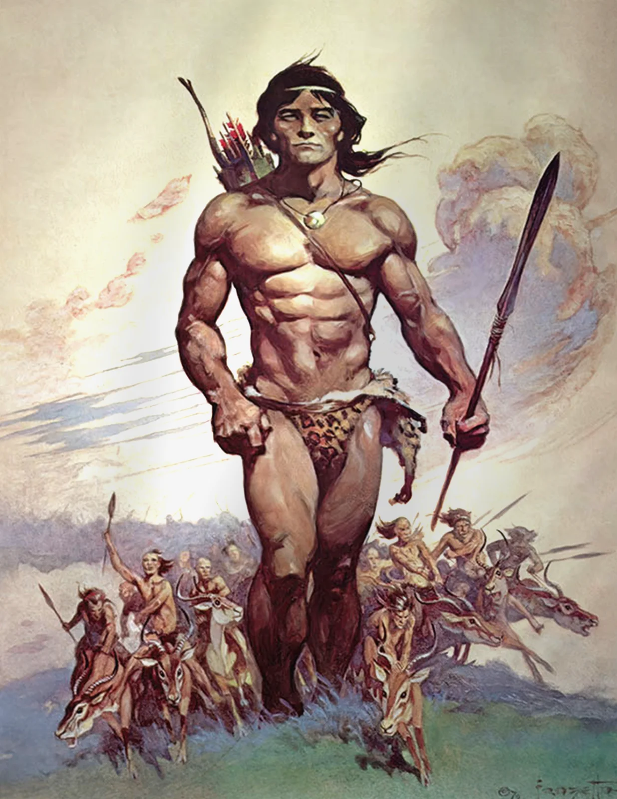 Tarzan and the Ant Men — Frank Frazetta