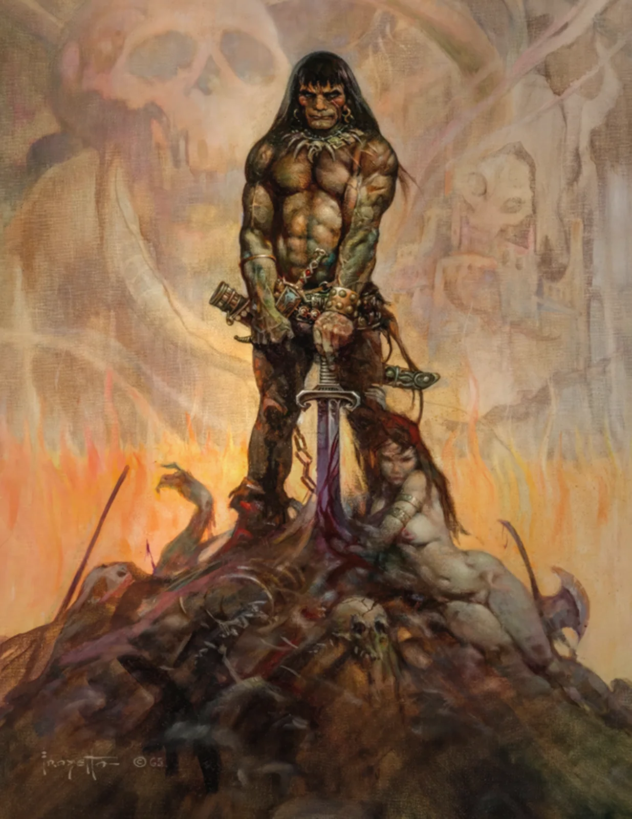 Barbarian — Frank Frazetta