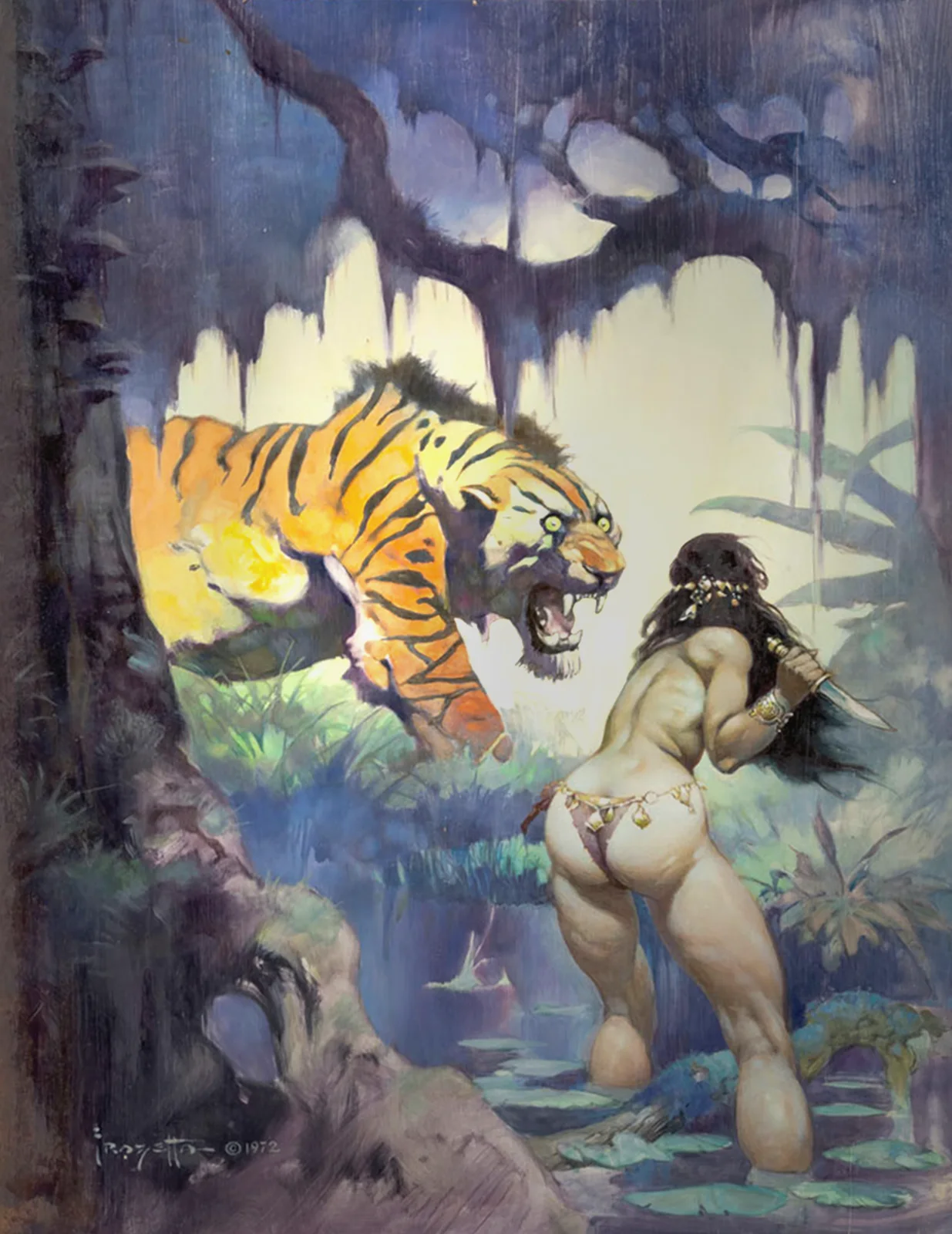 Escape on Venus — Frank Frazetta