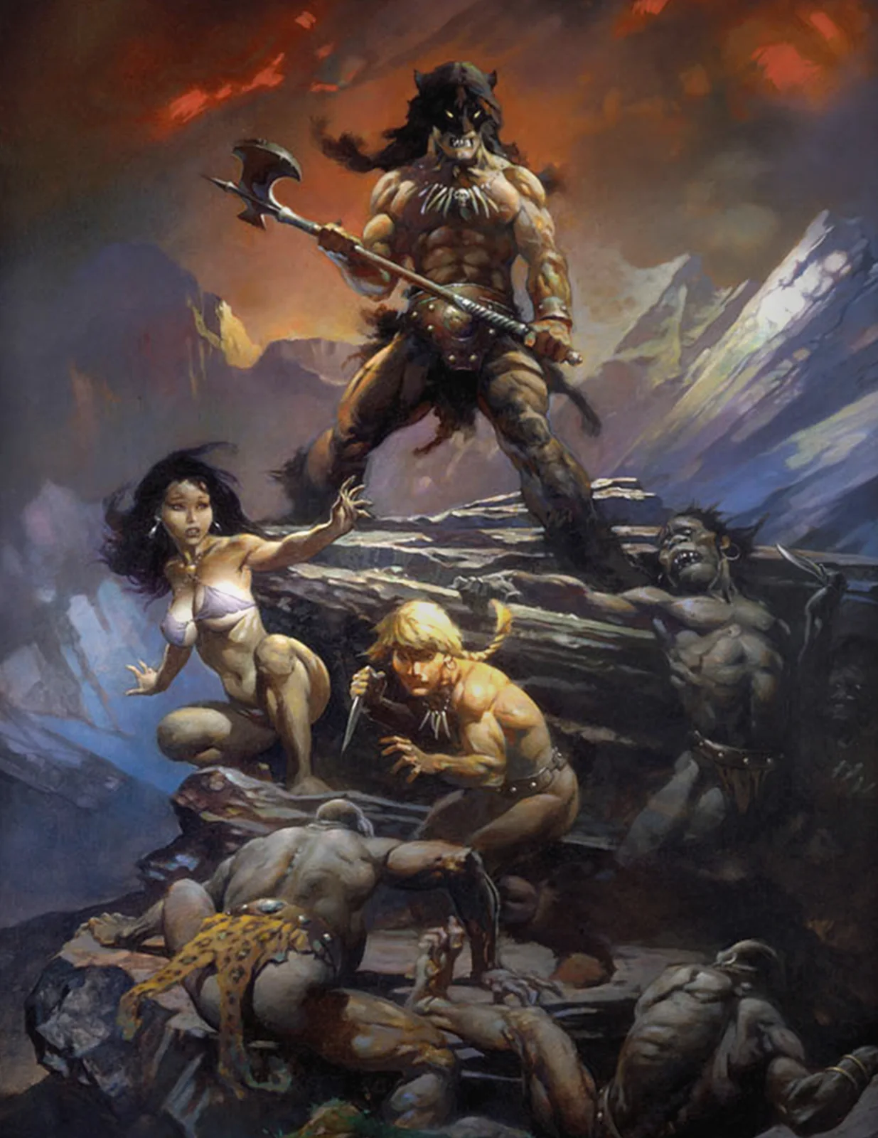 Fire and Ice — Frank Frazetta