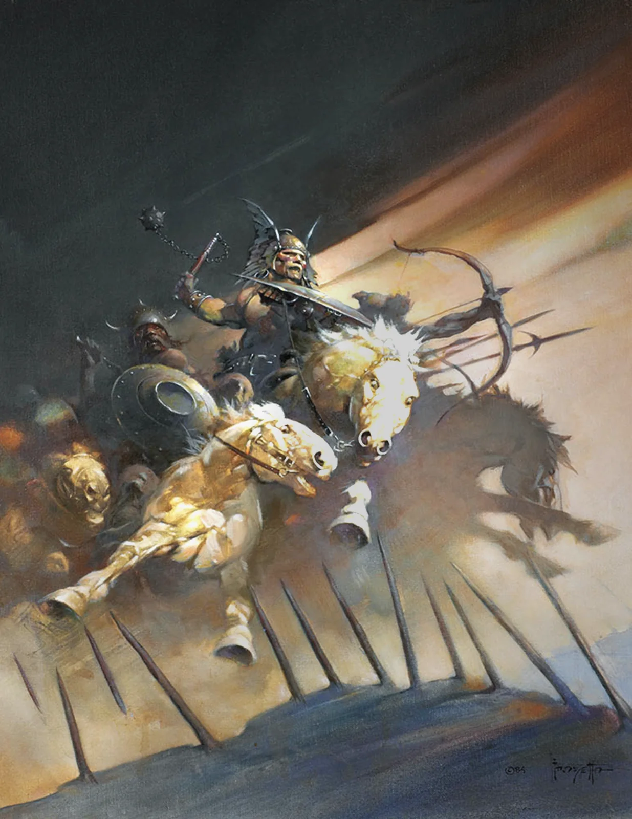The Huns — Frank Frazetta