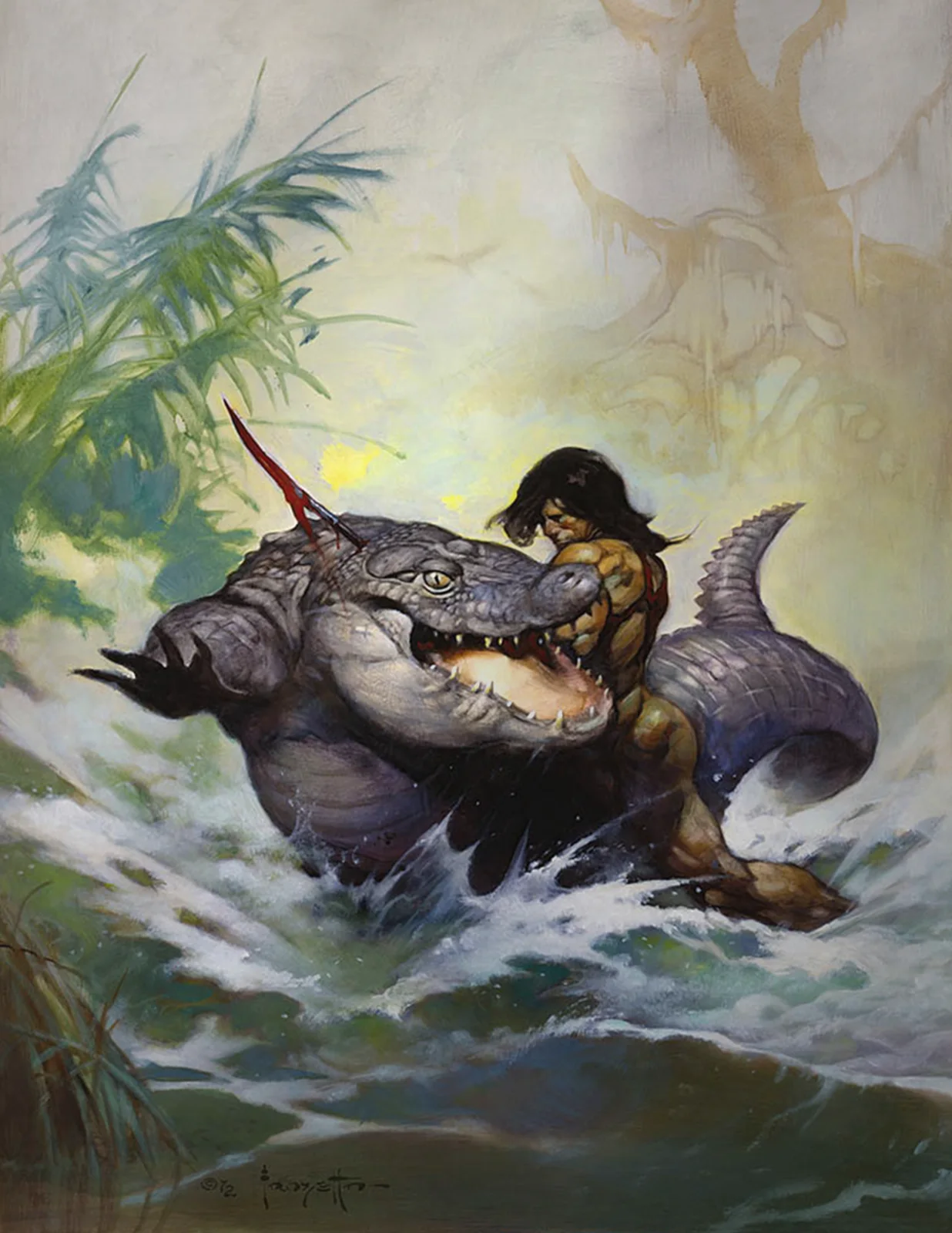 Monster Out of Time — Frank Frazetta