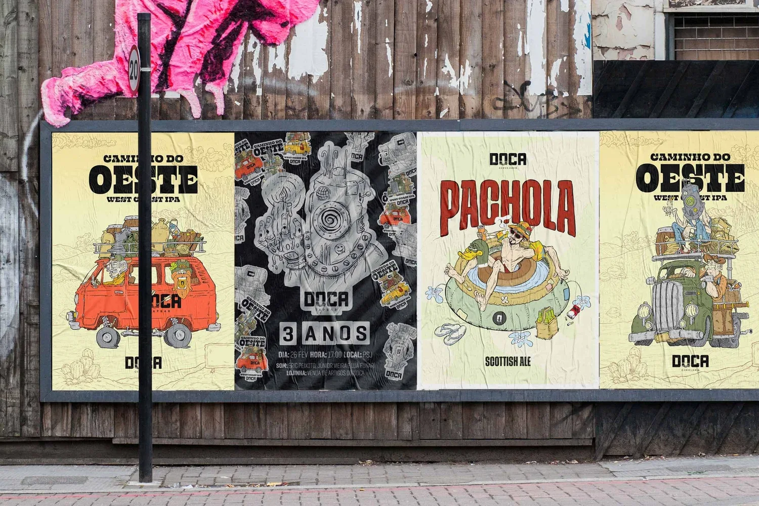 Doca Tapbar, affiches — Felipe Holman