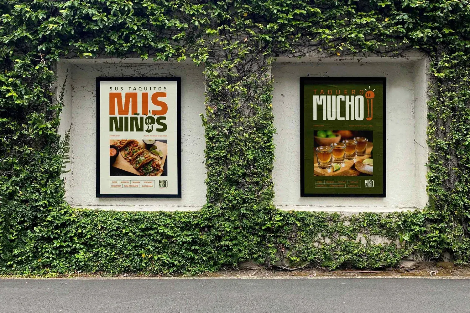 Niño Viejo, affichage mural — Felipe Holman