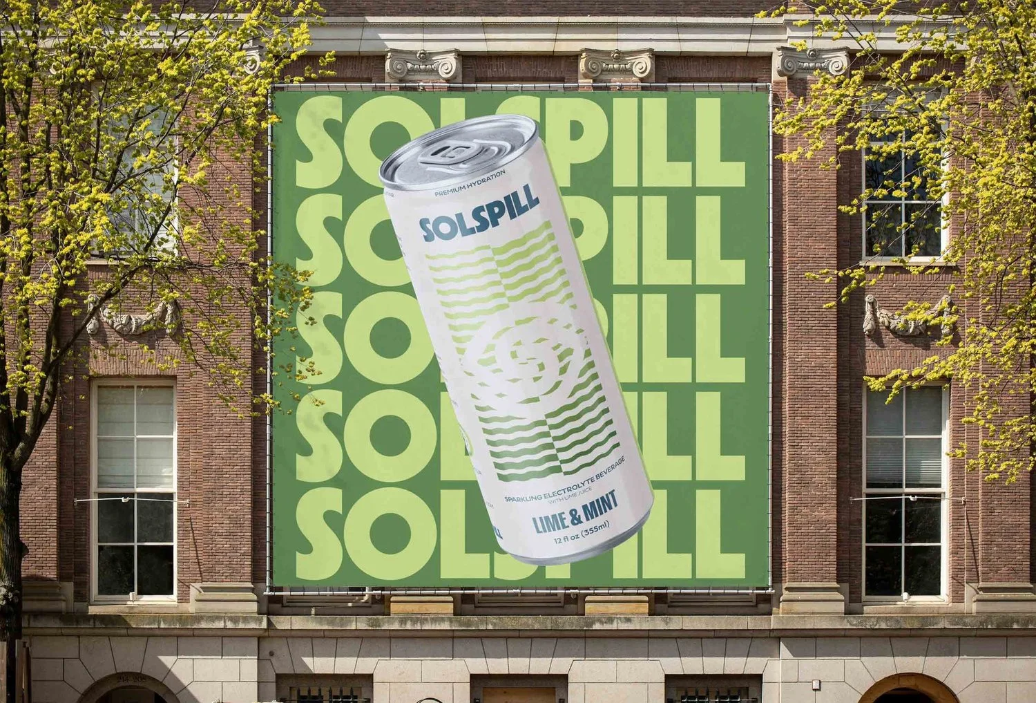 Solspill, affiche sur façade — Felipe Holman