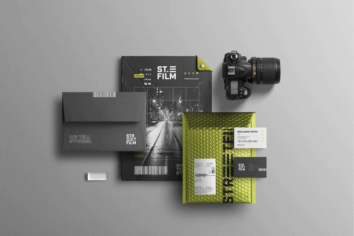 Streetfilm, papeterie — Felipe Holman