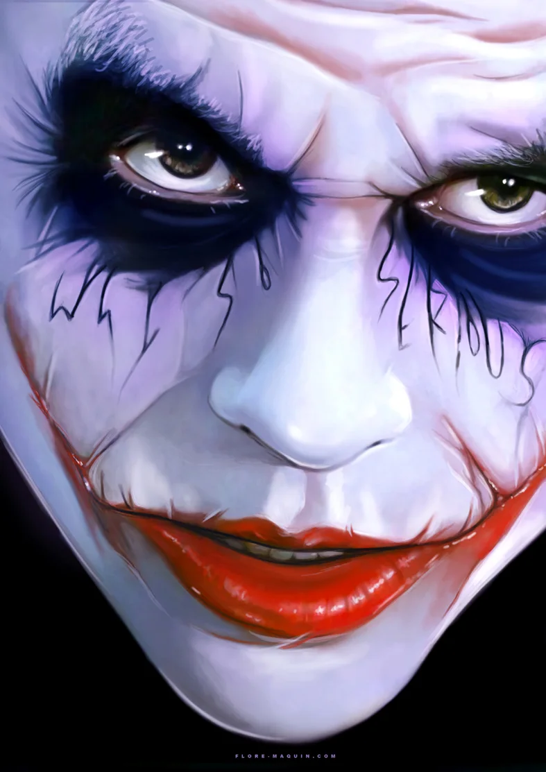 Heath Ledger en Joker — Flore Maquin