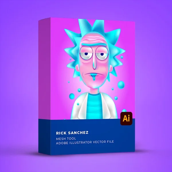Rick Sanchez, fichier vectoriel — Fernando Nunes
