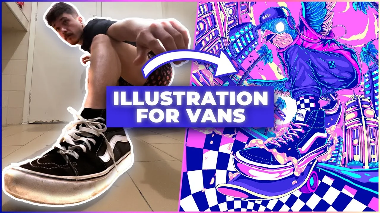 Illustration pour Vans, de la création à l’œuvre finale — Fernando Nunes