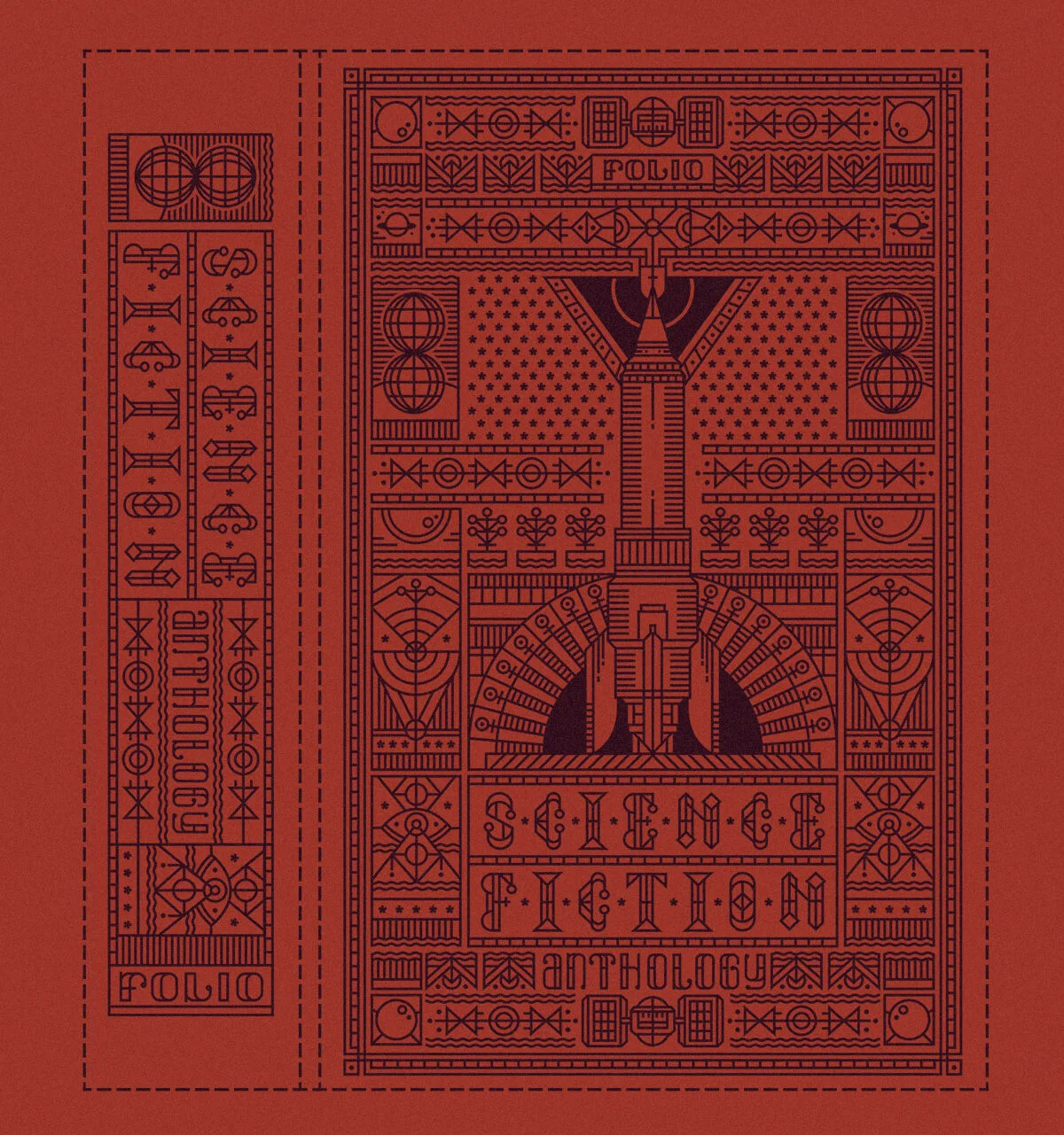 Folio SF, motif de reliure — Florian Schommer