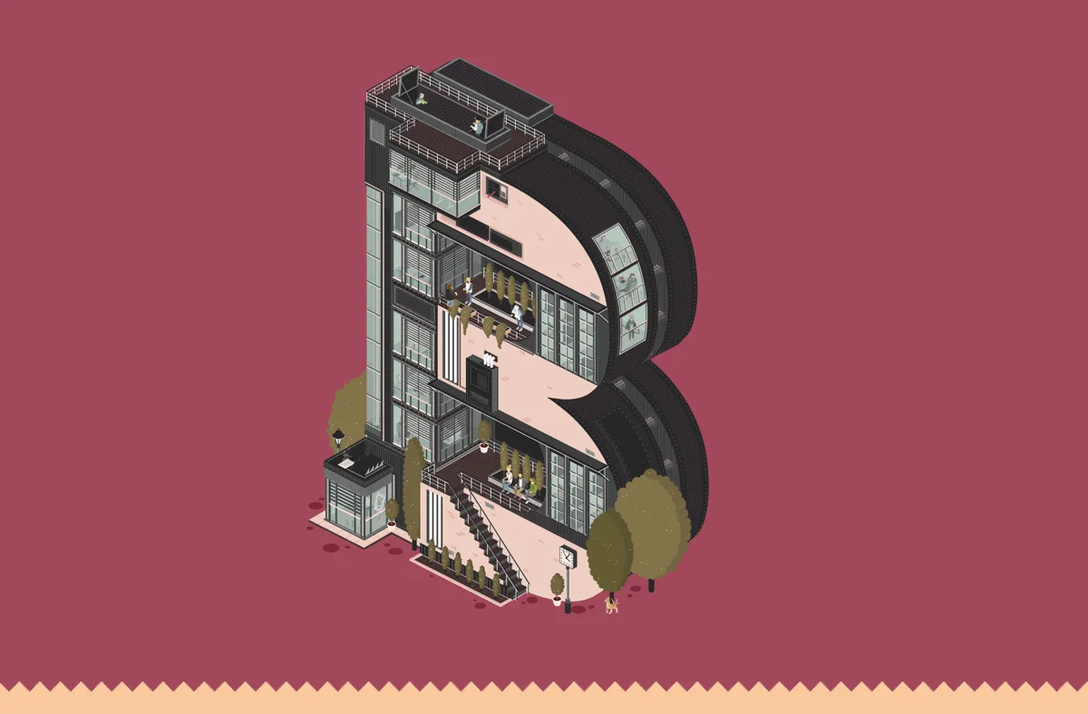 Das Kreative Haus, la lettre B — Florian Schommer