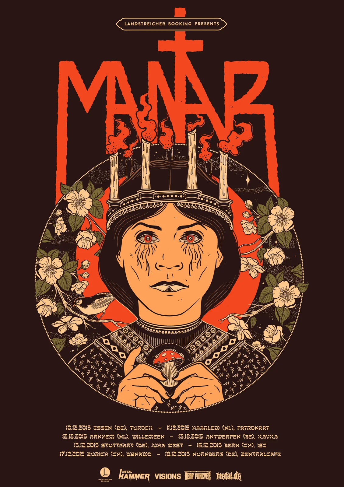Mantar, affiche de tournée — Florian Schommer