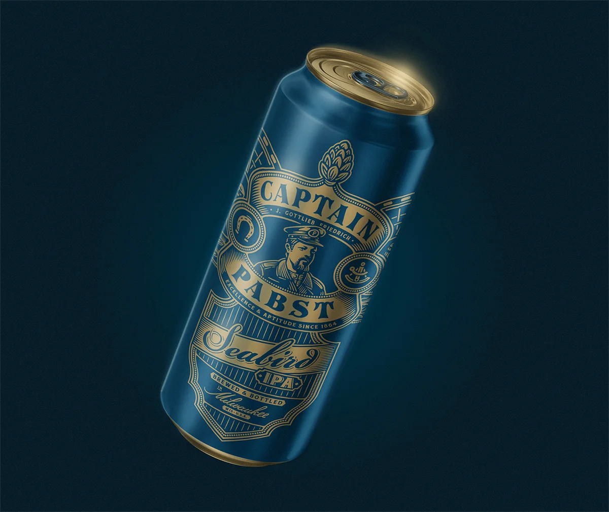 Pabst Blue Ribbon, canette — Florian Schommer