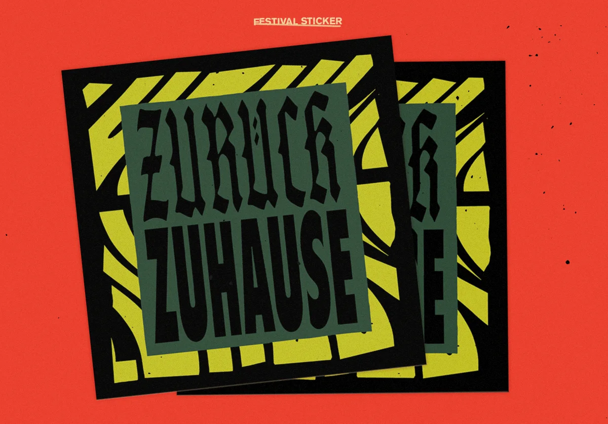 Zurück Zuhause Festival, déclinaisons — Florian Schommer