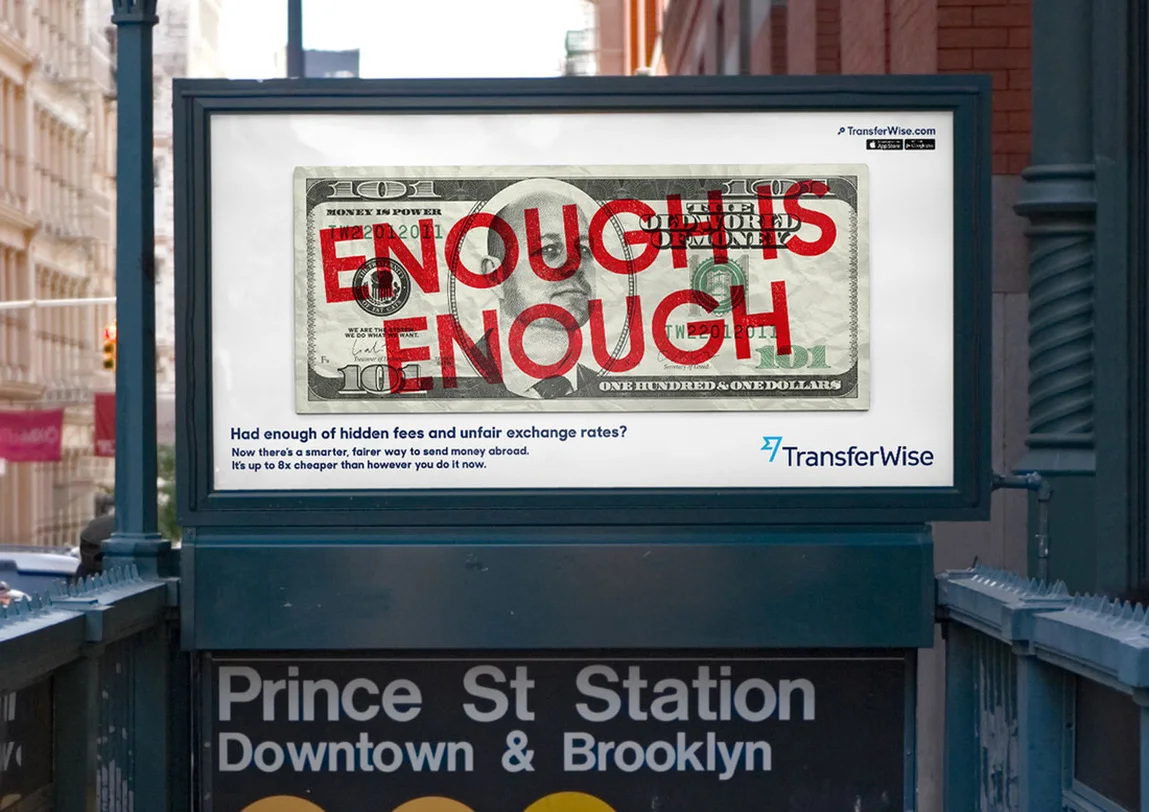 Campagne TransferWise — Greg Coulton