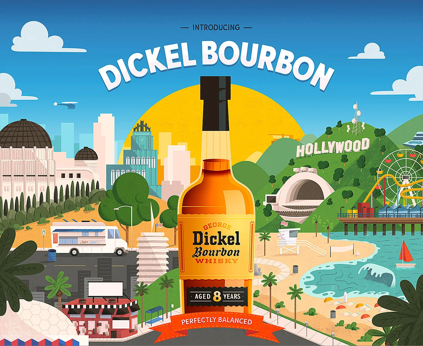 Fresque George Dickel Bourbon — Greg Gunn