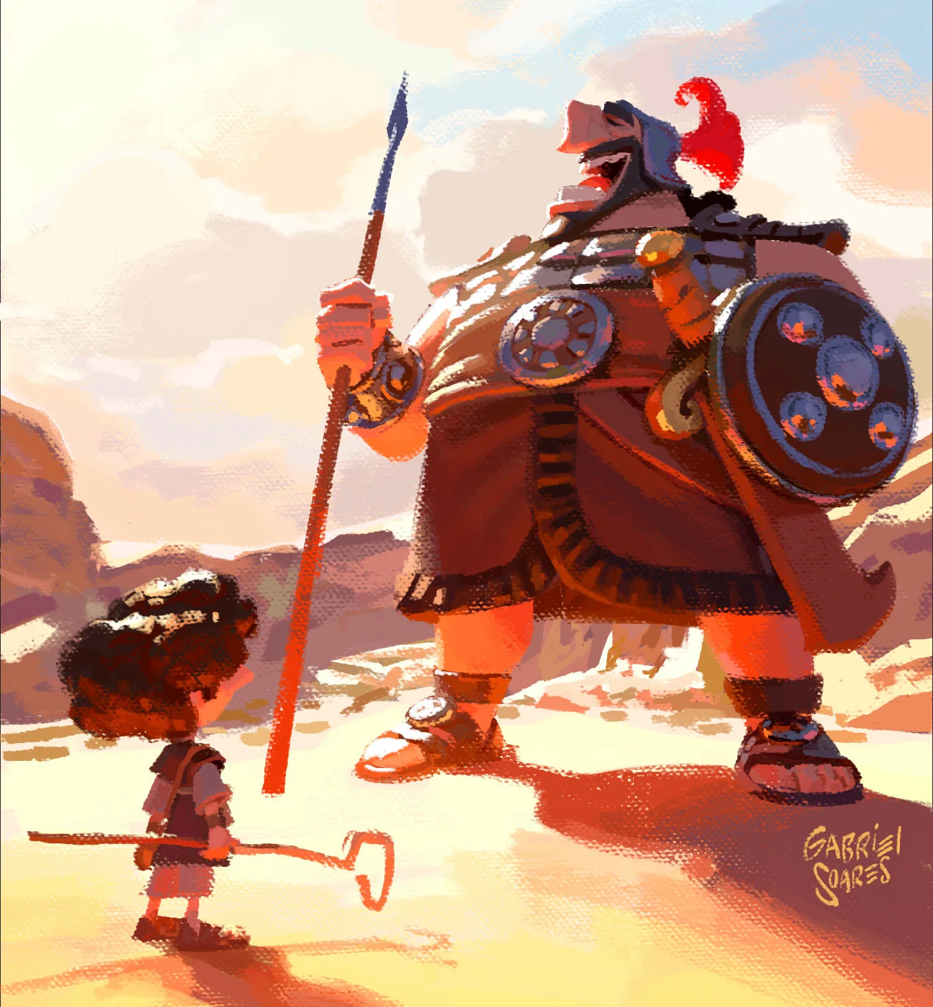 David et Goliath — Gabriel Soares