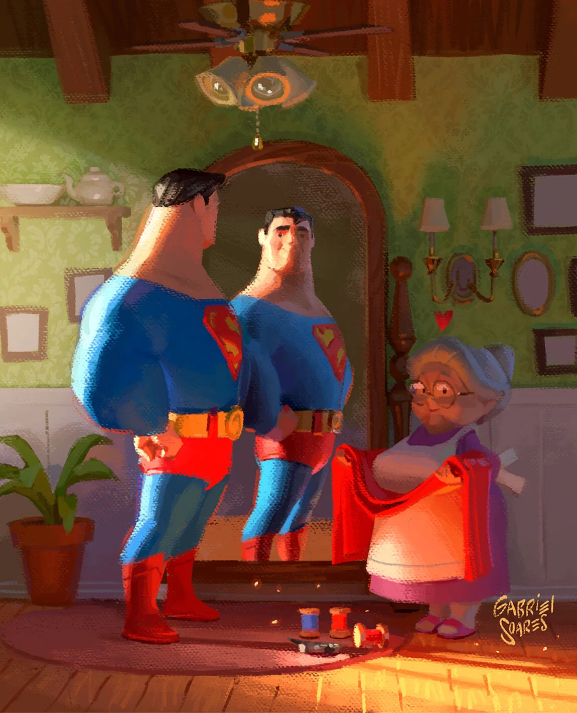 Superman color key — Gabriel Soares