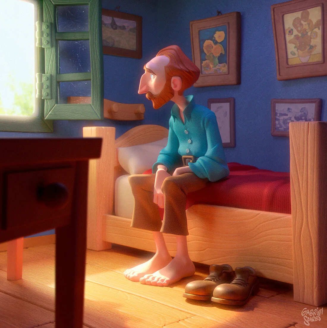 Van Gogh’s bedroom — Gabriel Soares