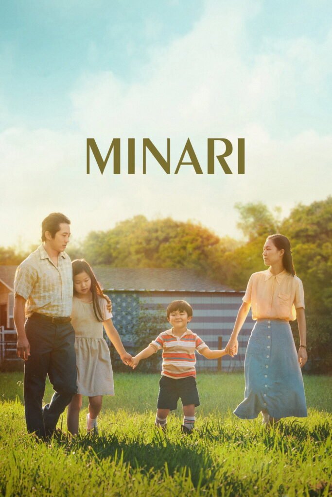 Affiche « la famille main dans la main » — Minari, bande originale d’Emile Mosseri