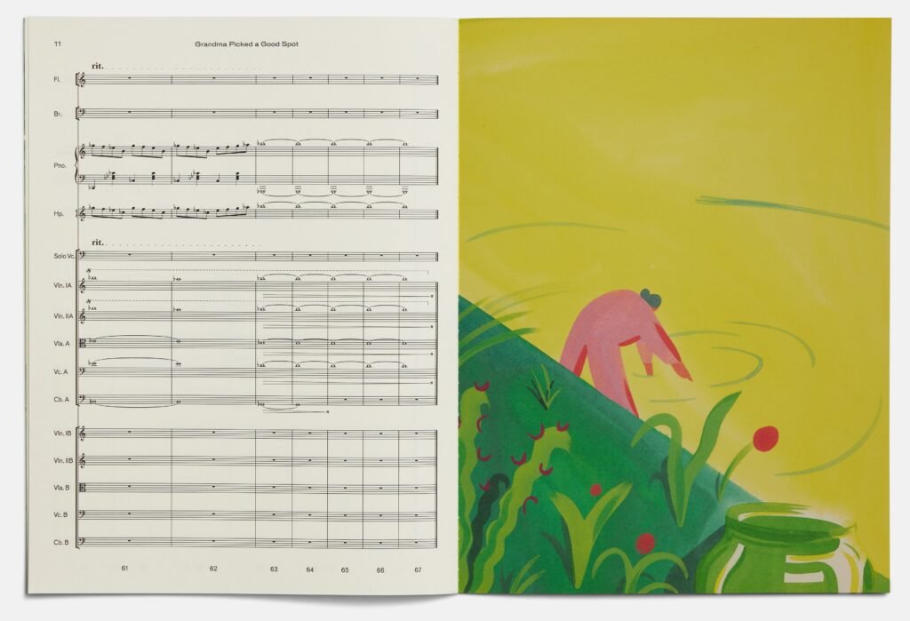 Minari Song Reader – page de partition illustrée (2) — Minari, bande originale d’Emile Mosseri