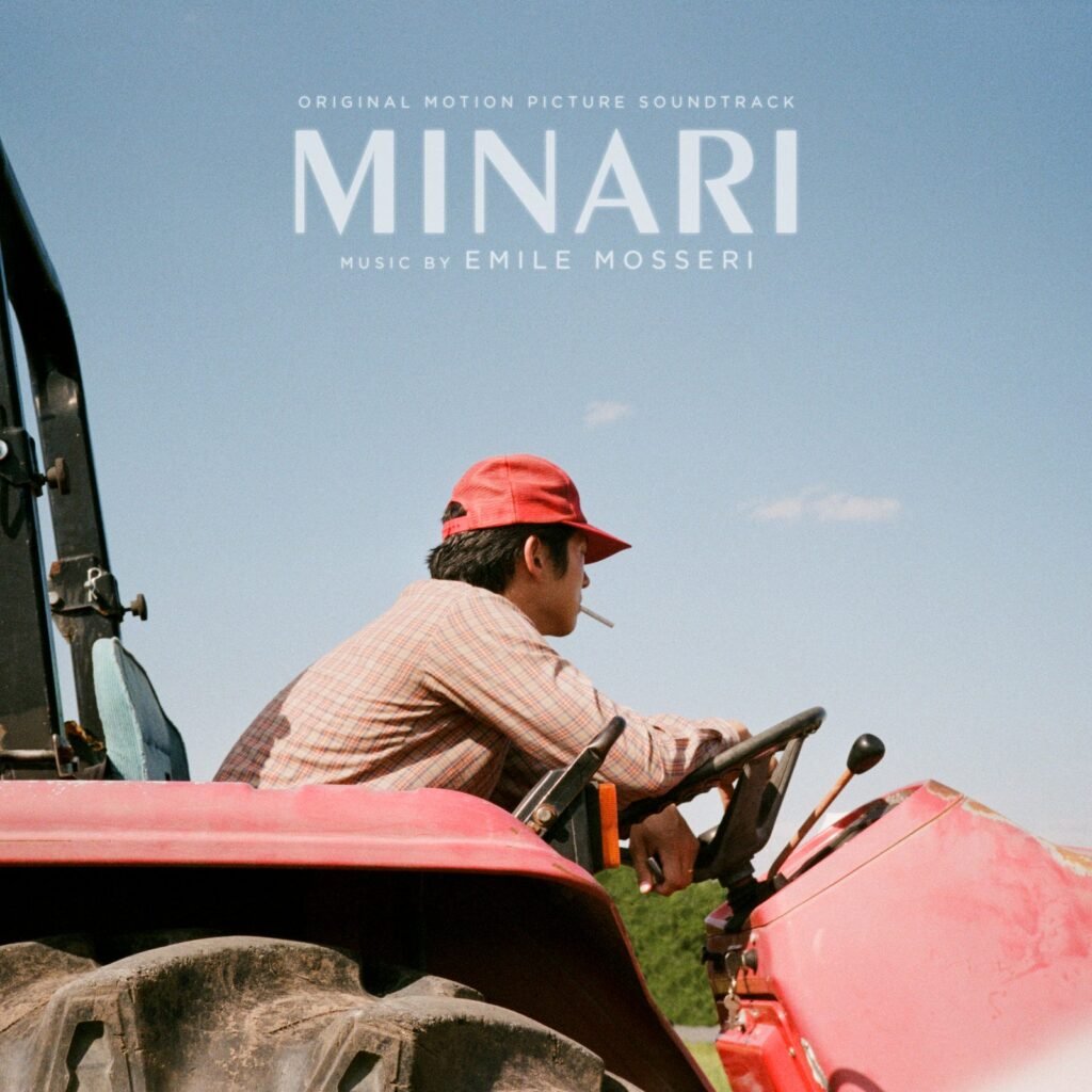 Pochette officielle de l’album Minari (OST) Pochette officielle de l’album Minari (OST) — Minari, bande originale d’Emile Mosseri
