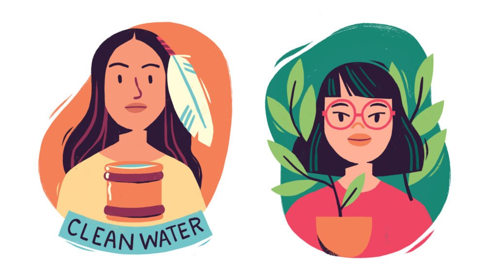 Deux portraits de Green Girls — Susanna Rumiz