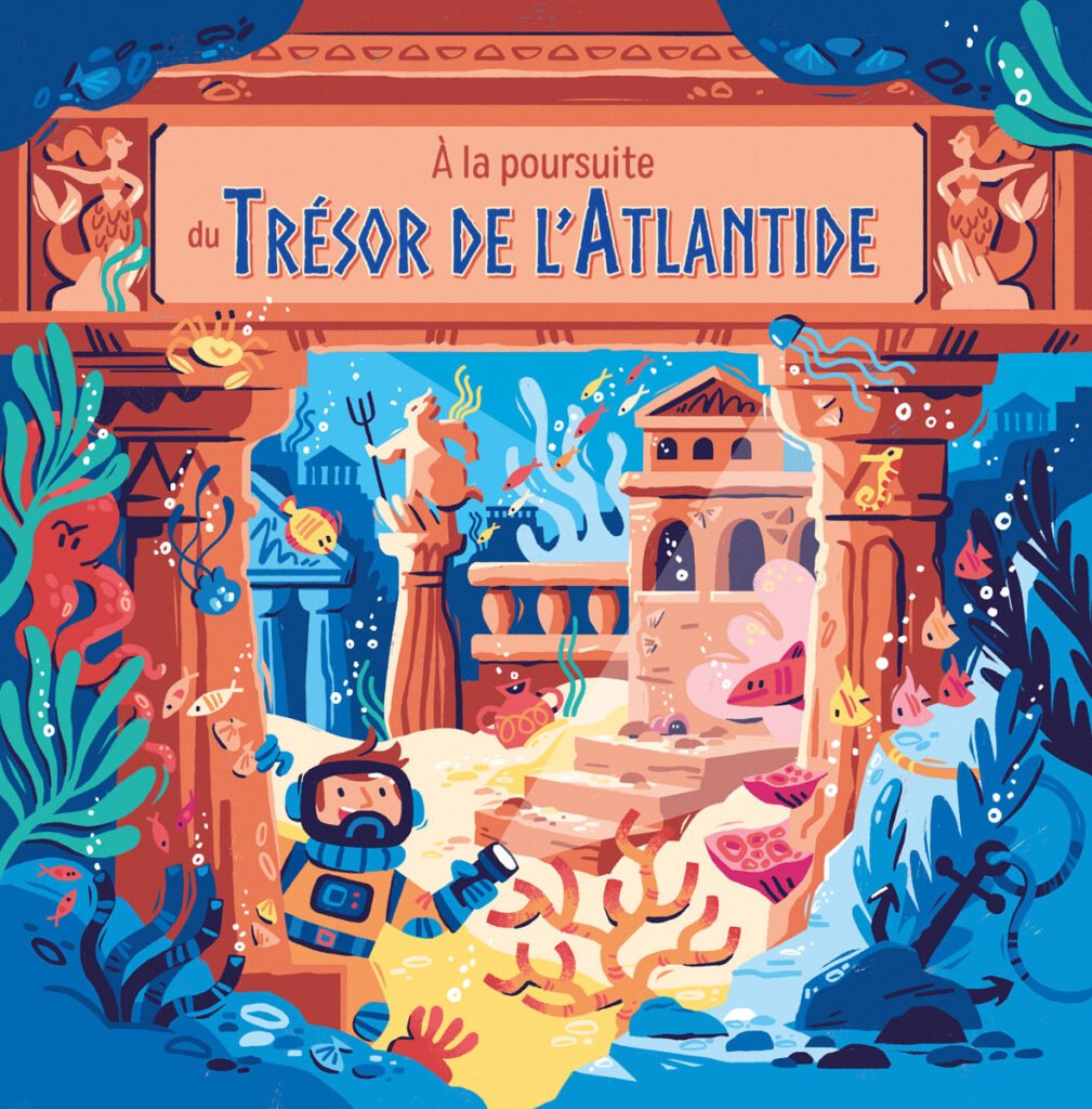La couverture de À la poursuite du trésor de l’Atlantide — Susanna Rumiz