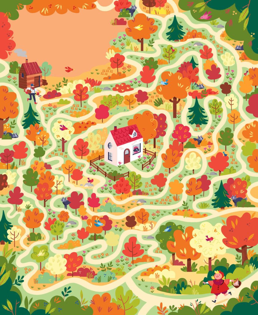 Le labyrinthe du Petit Chaperon rouge — Susanna Rumiz