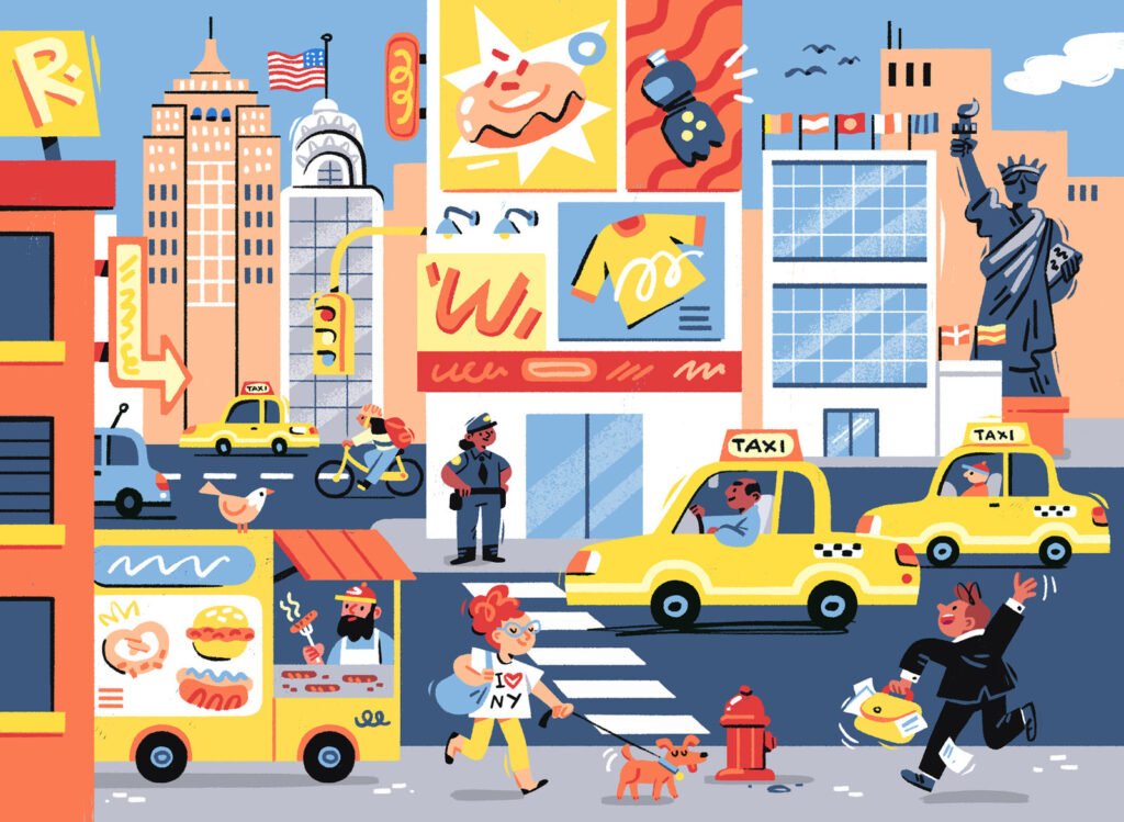 Le puzzle New York en couleurs — Susanna Rumiz