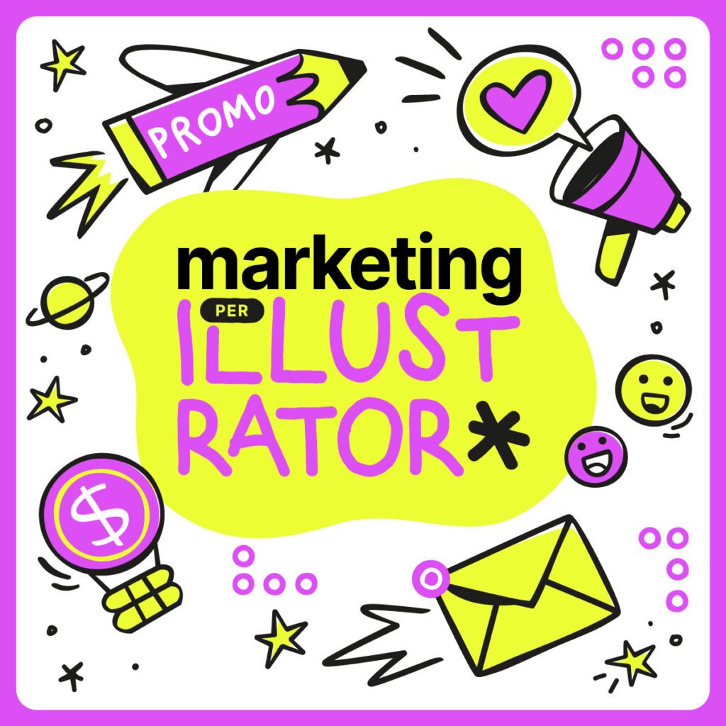 Le visuel du cours Marketing per illustrat* — Susanna Rumiz