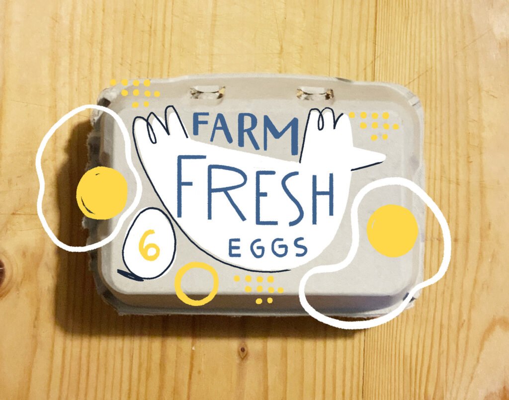 L’emballage Farm Fresh Eggs — Susanna Rumiz