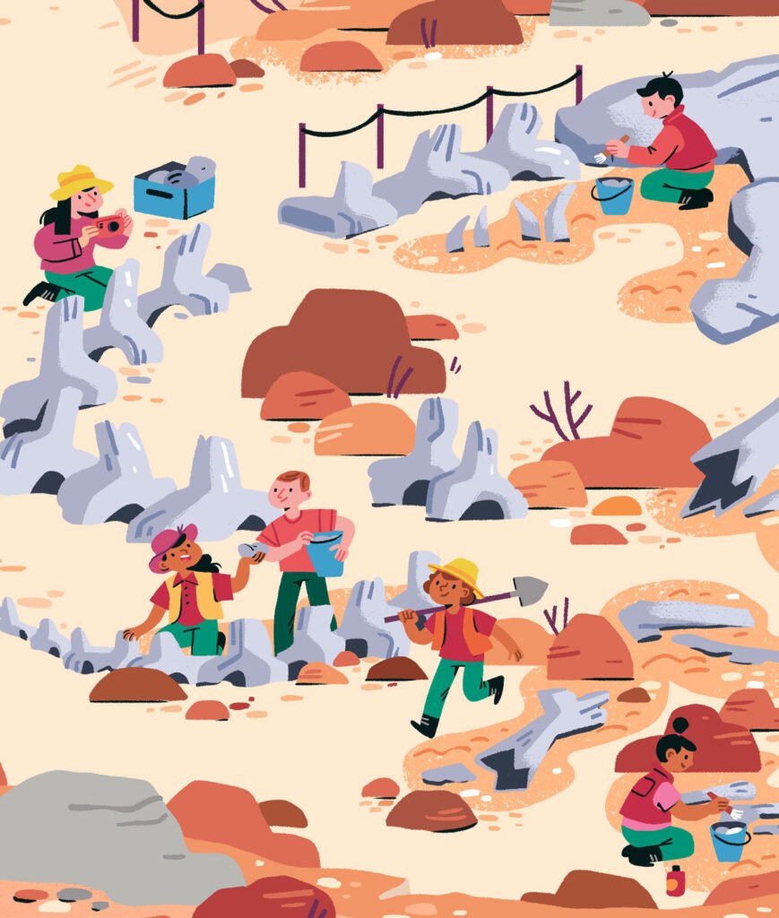 Un chantier de fouilles — Susanna Rumiz
