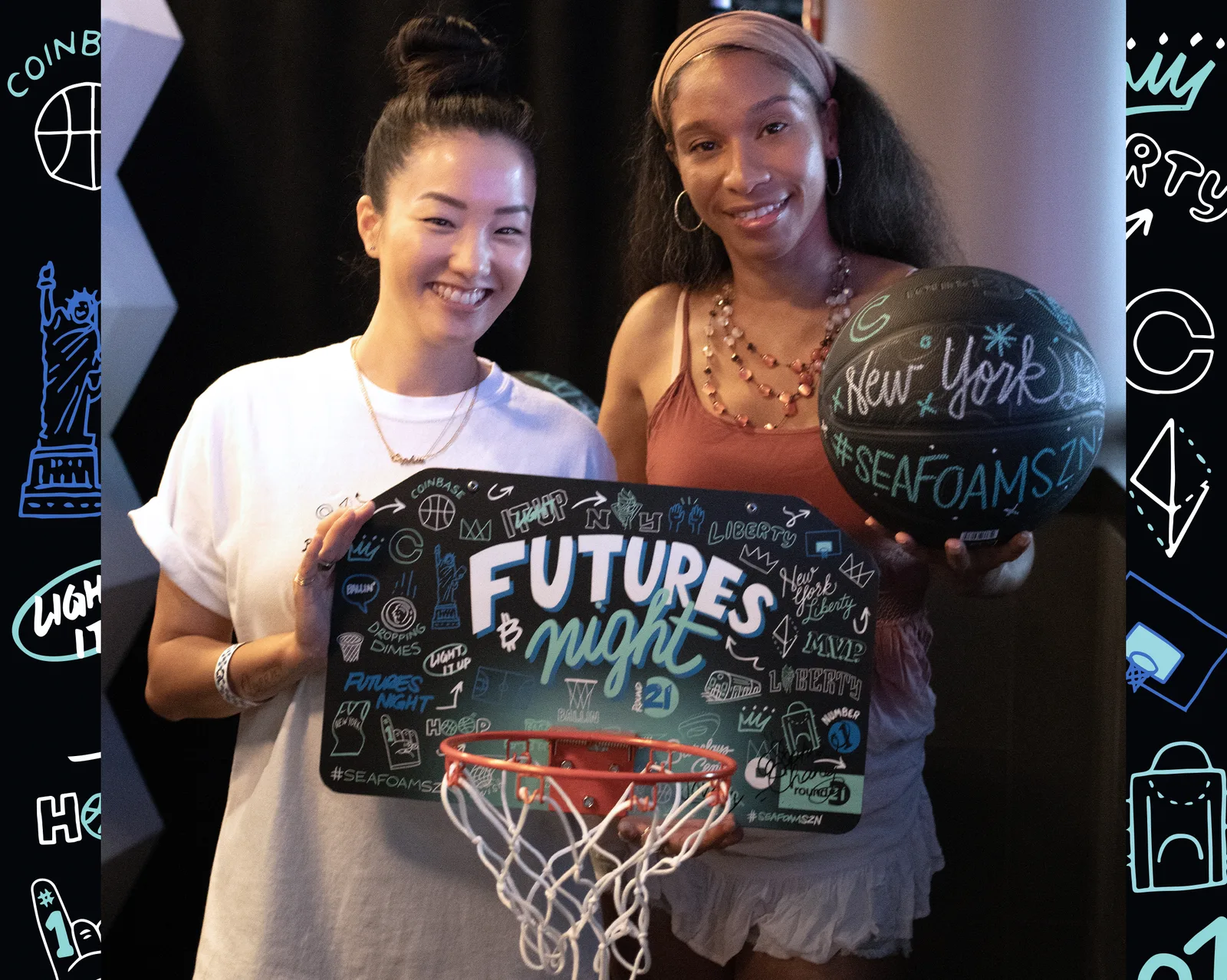 Coinbase × New York Liberty — Sophia Chang