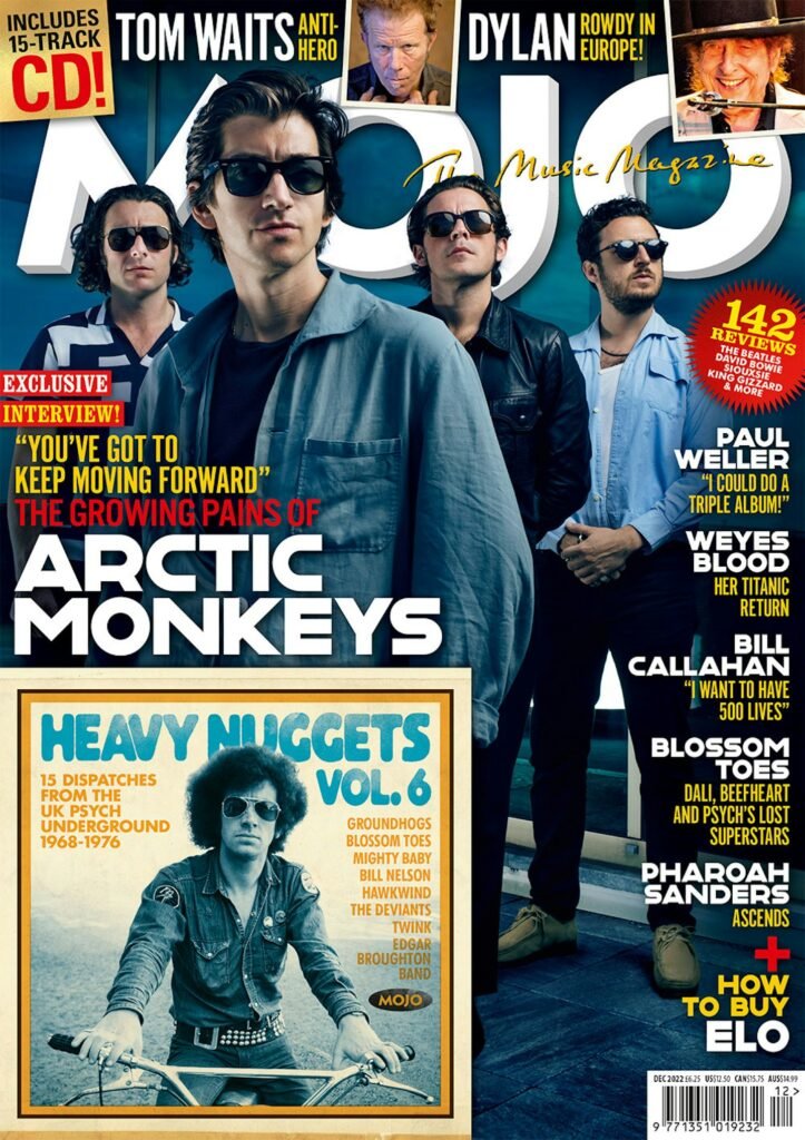 Couverture de MOJO n°349 (décembre 2022) — The Car, Arctic Monkeys